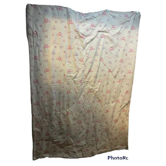 Disney Vintage Cinderella Princesses Reversible Comforter Blanket Throw 56x41 - Picture 5 of 6